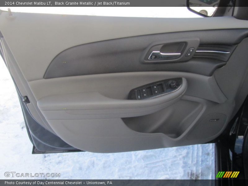 Black Granite Metallic / Jet Black/Titanium 2014 Chevrolet Malibu LT