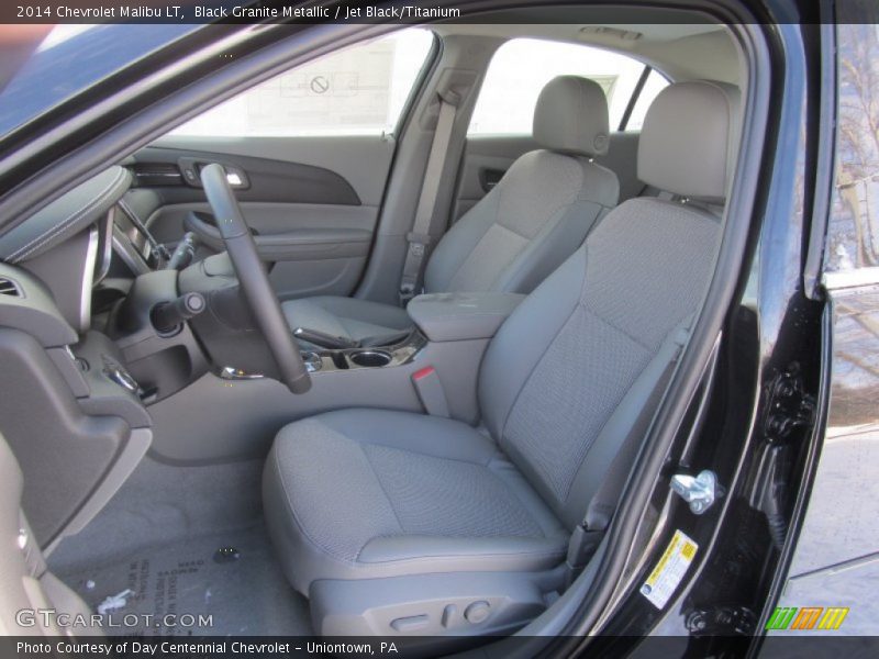 Black Granite Metallic / Jet Black/Titanium 2014 Chevrolet Malibu LT