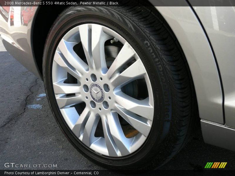 Pewter Metallic / Black 2008 Mercedes-Benz S 550 4Matic Sedan