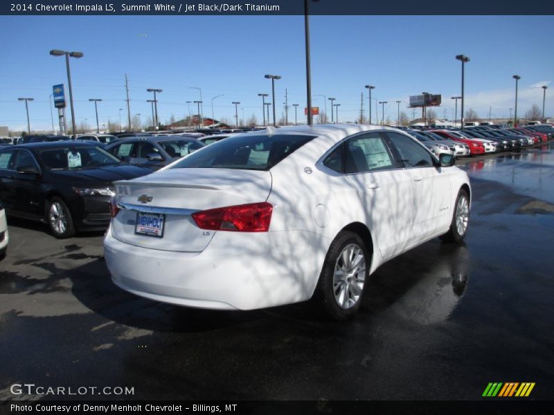 Summit White / Jet Black/Dark Titanium 2014 Chevrolet Impala LS