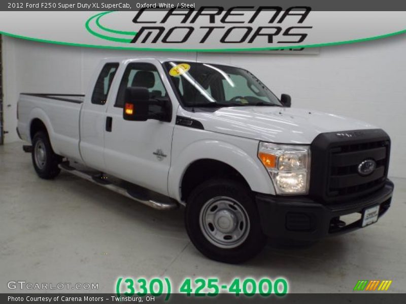 Oxford White / Steel 2012 Ford F250 Super Duty XL SuperCab