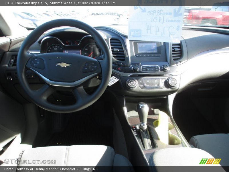 Summit White / Jet Black/Dark Titanium 2014 Chevrolet Impala LS