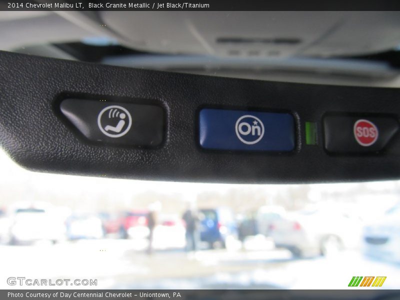 Black Granite Metallic / Jet Black/Titanium 2014 Chevrolet Malibu LT