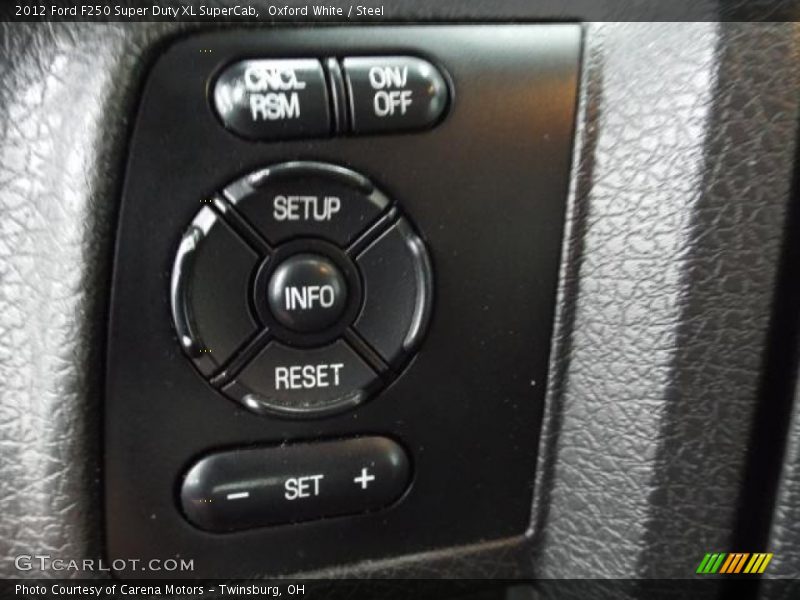 Controls of 2012 F250 Super Duty XL SuperCab
