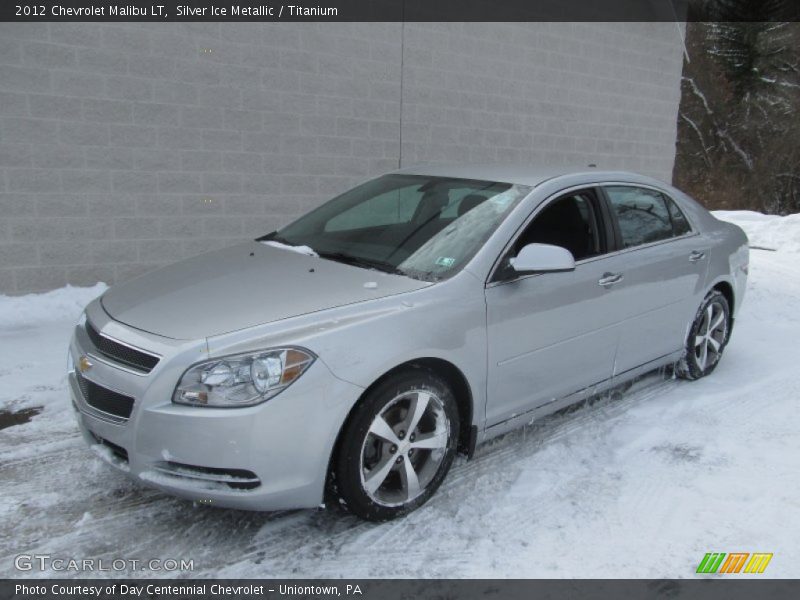 Silver Ice Metallic / Titanium 2012 Chevrolet Malibu LT