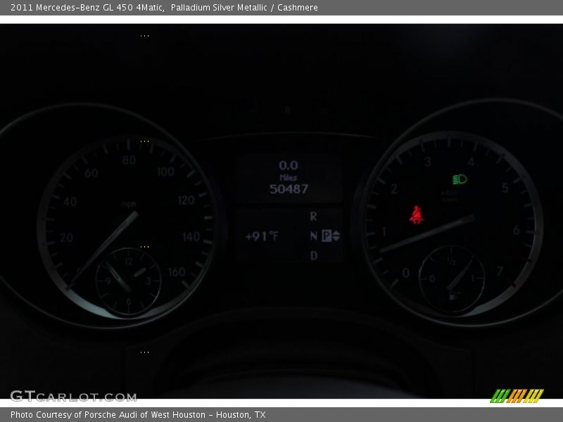 Palladium Silver Metallic / Cashmere 2011 Mercedes-Benz GL 450 4Matic