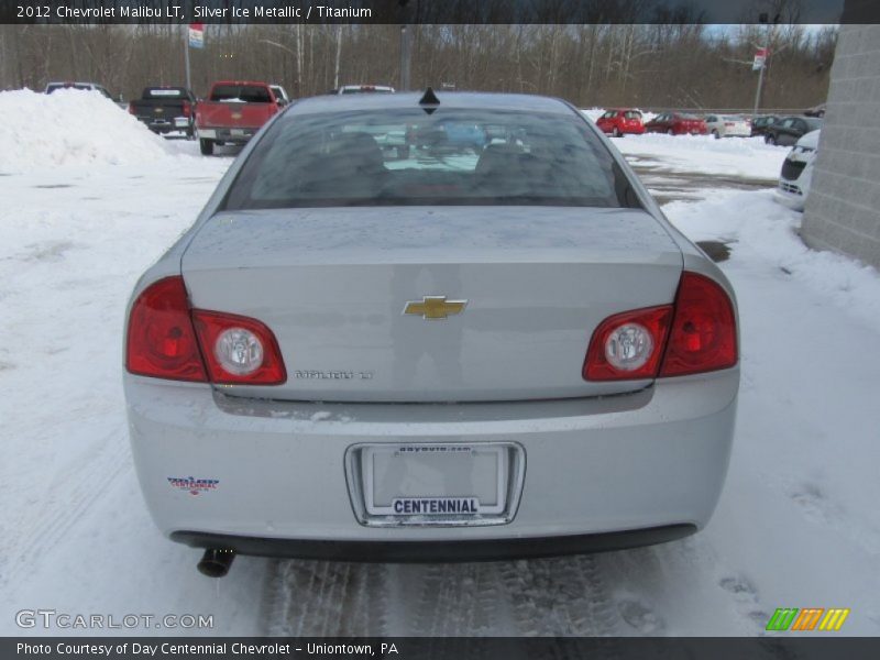 Silver Ice Metallic / Titanium 2012 Chevrolet Malibu LT