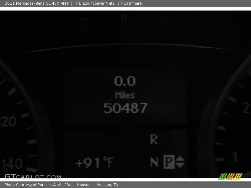 Palladium Silver Metallic / Cashmere 2011 Mercedes-Benz GL 450 4Matic