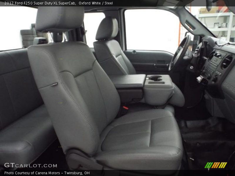 Front Seat of 2012 F250 Super Duty XL SuperCab