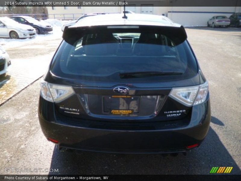 Dark Gray Metallic / Black 2014 Subaru Impreza WRX Limited 5 Door