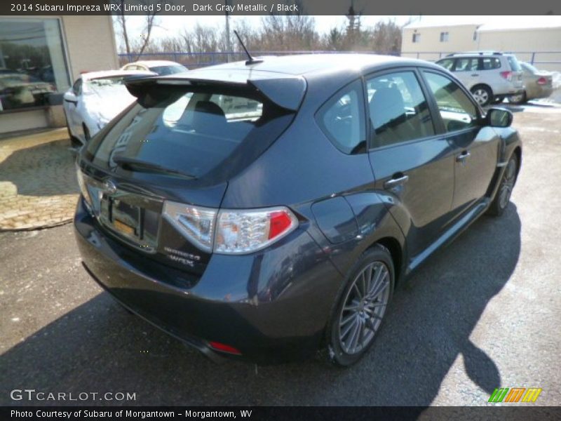 Dark Gray Metallic / Black 2014 Subaru Impreza WRX Limited 5 Door