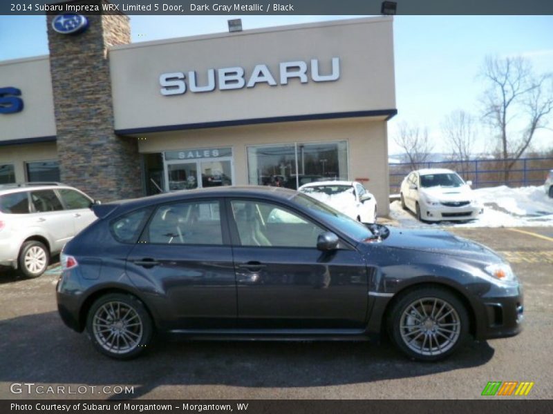 Dark Gray Metallic / Black 2014 Subaru Impreza WRX Limited 5 Door