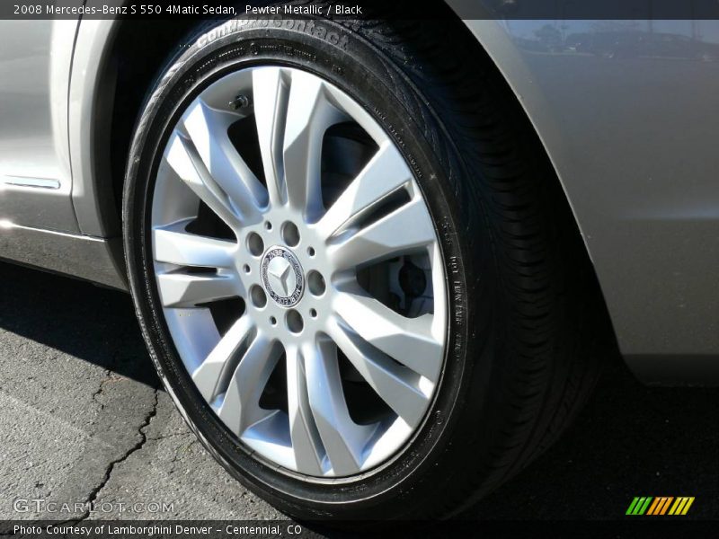 Pewter Metallic / Black 2008 Mercedes-Benz S 550 4Matic Sedan