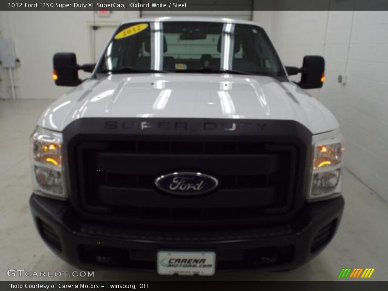 Oxford White / Steel 2012 Ford F250 Super Duty XL SuperCab