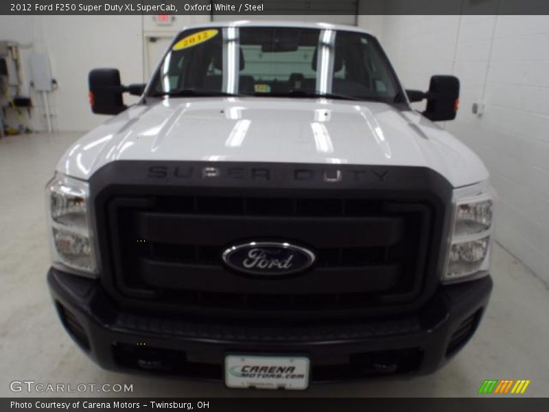 Oxford White / Steel 2012 Ford F250 Super Duty XL SuperCab