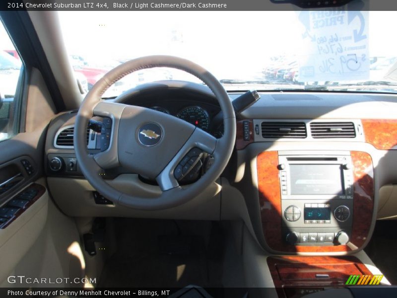 Black / Light Cashmere/Dark Cashmere 2014 Chevrolet Suburban LTZ 4x4