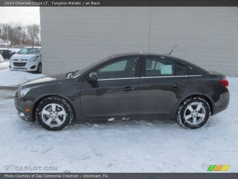 Tungsten Metallic / Jet Black 2014 Chevrolet Cruze LT