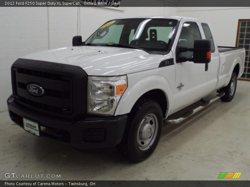 Oxford White / Steel 2012 Ford F250 Super Duty XL SuperCab