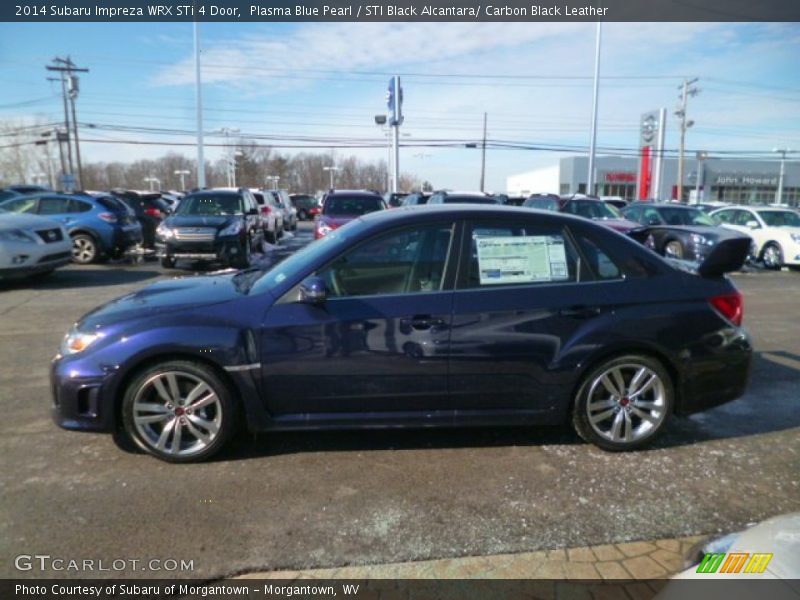  2014 Impreza WRX STi 4 Door Plasma Blue Pearl