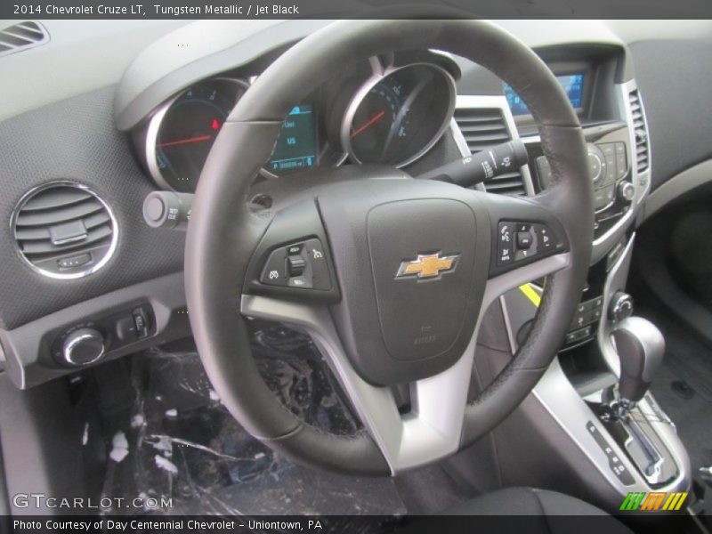Tungsten Metallic / Jet Black 2014 Chevrolet Cruze LT