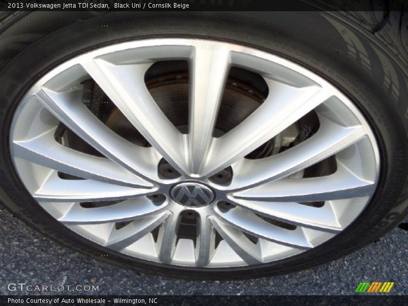 Black Uni / Cornsilk Beige 2013 Volkswagen Jetta TDI Sedan