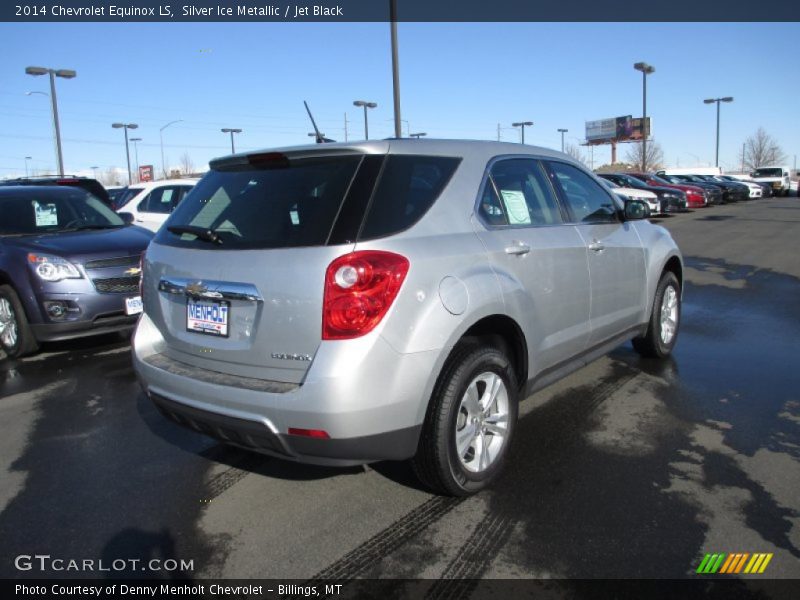 Silver Ice Metallic / Jet Black 2014 Chevrolet Equinox LS