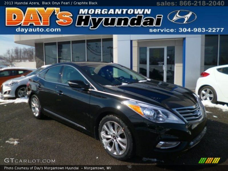Black Onyx Pearl / Graphite Black 2013 Hyundai Azera