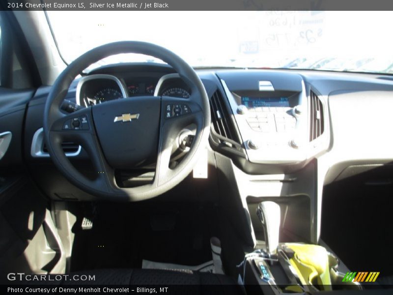 Silver Ice Metallic / Jet Black 2014 Chevrolet Equinox LS