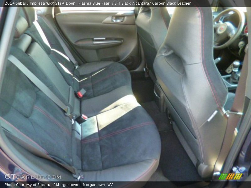 Rear Seat of 2014 Impreza WRX STi 4 Door
