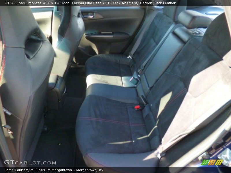 Rear Seat of 2014 Impreza WRX STi 4 Door