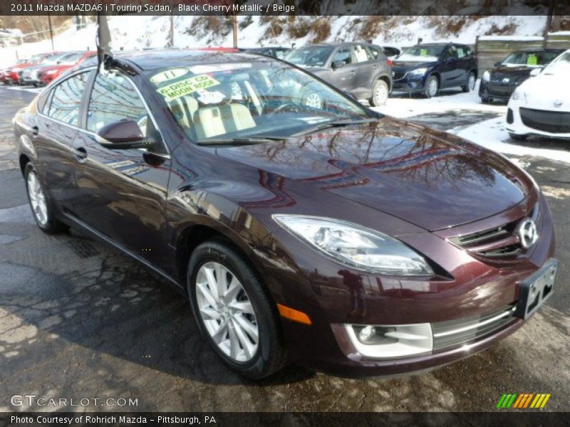 Black Cherry Metallic / Beige 2011 Mazda MAZDA6 i Touring Sedan