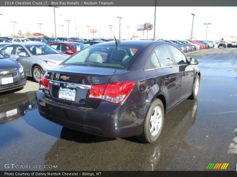 Blue Ray Metallic / Medium Titanium 2014 Chevrolet Cruze LT
