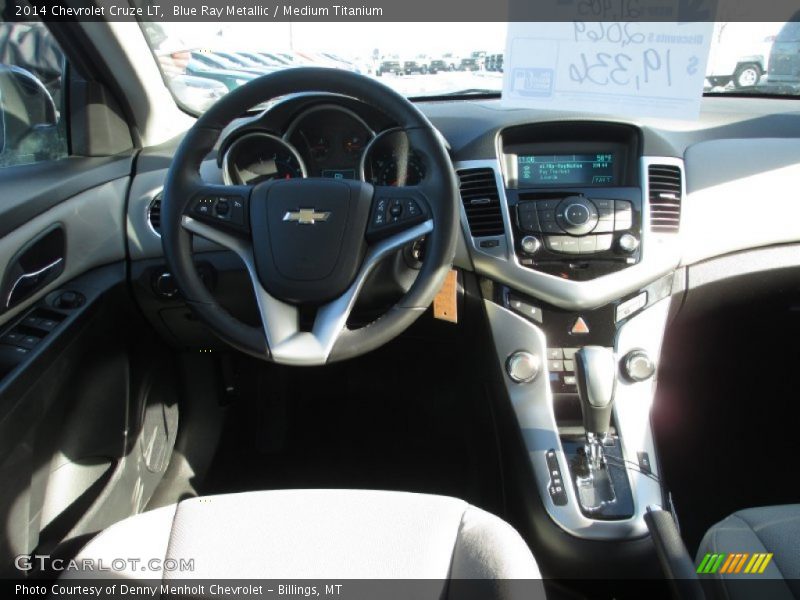 Blue Ray Metallic / Medium Titanium 2014 Chevrolet Cruze LT