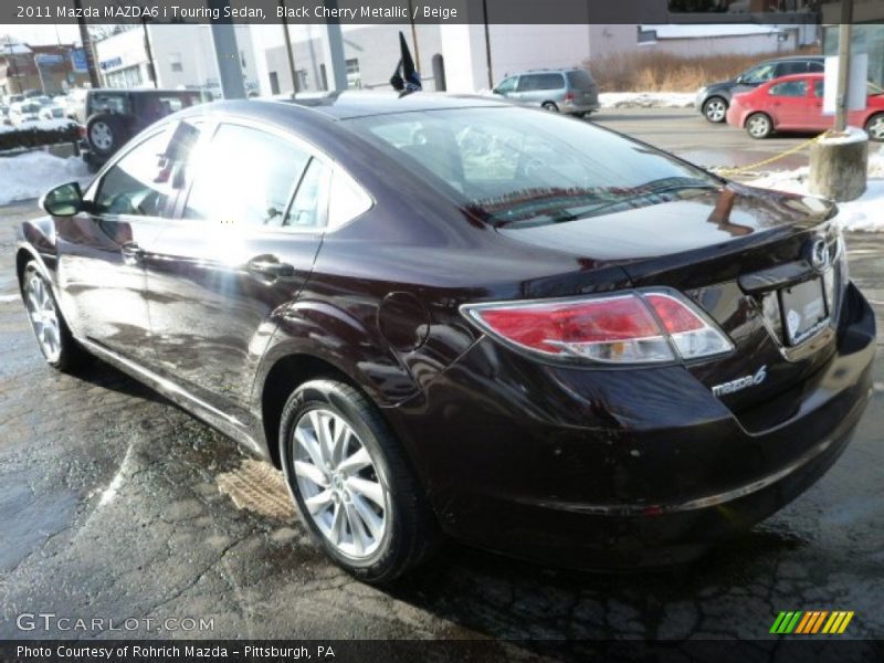 Black Cherry Metallic / Beige 2011 Mazda MAZDA6 i Touring Sedan