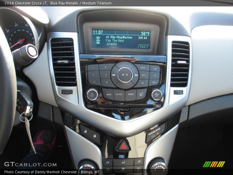 Blue Ray Metallic / Medium Titanium 2014 Chevrolet Cruze LT