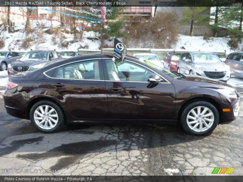 Black Cherry Metallic / Beige 2011 Mazda MAZDA6 i Touring Sedan