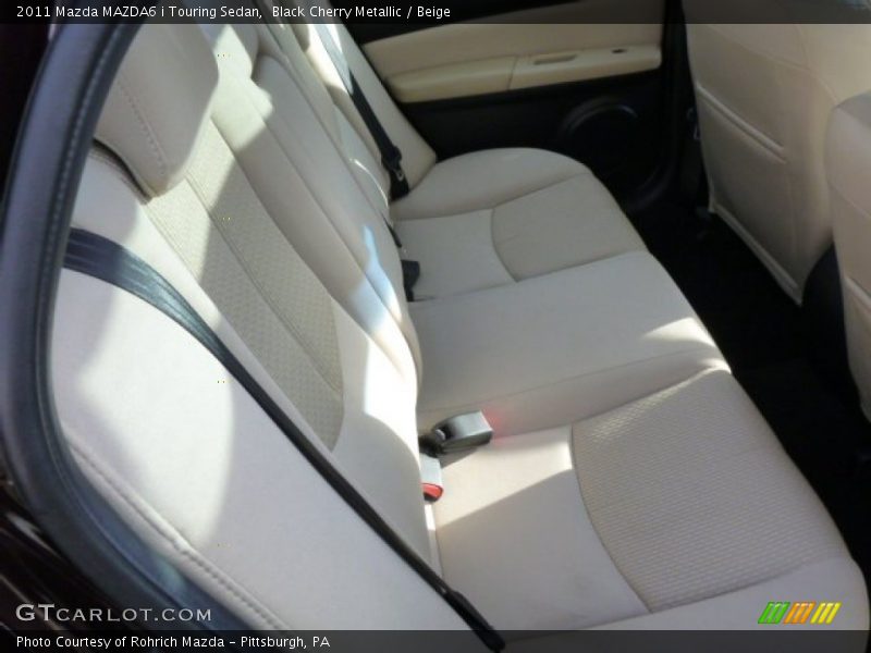 Black Cherry Metallic / Beige 2011 Mazda MAZDA6 i Touring Sedan