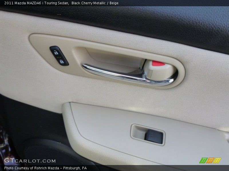 Black Cherry Metallic / Beige 2011 Mazda MAZDA6 i Touring Sedan