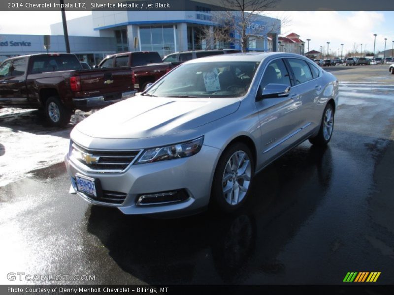 Silver Ice Metallic / Jet Black 2014 Chevrolet Impala LTZ