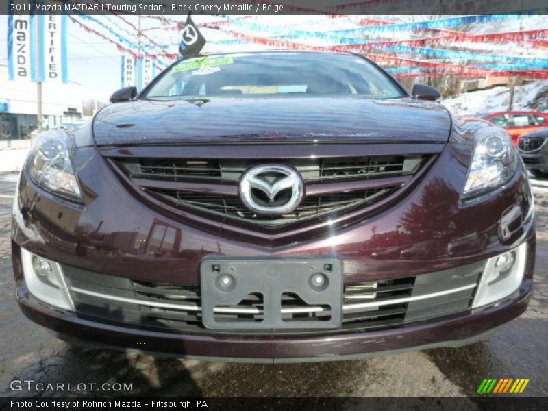 Black Cherry Metallic / Beige 2011 Mazda MAZDA6 i Touring Sedan