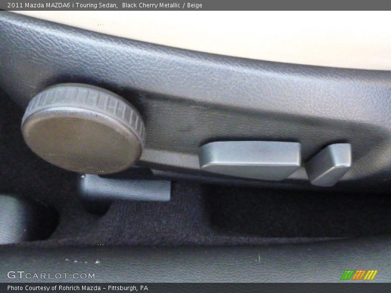 Black Cherry Metallic / Beige 2011 Mazda MAZDA6 i Touring Sedan