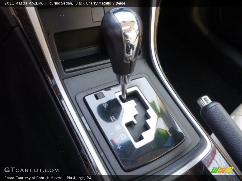 Black Cherry Metallic / Beige 2011 Mazda MAZDA6 i Touring Sedan