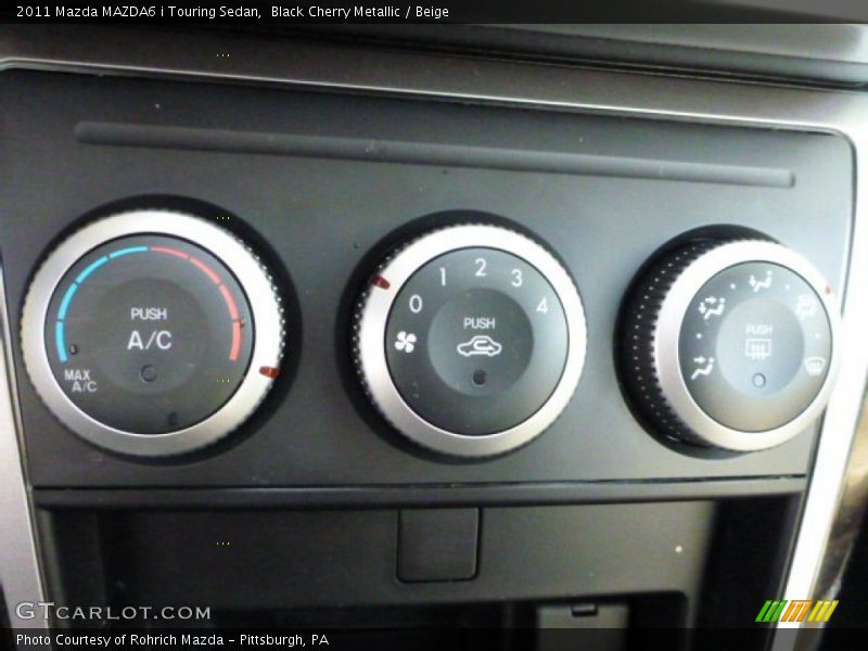 Black Cherry Metallic / Beige 2011 Mazda MAZDA6 i Touring Sedan