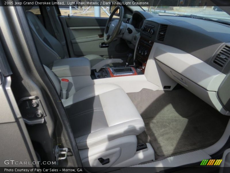 Light Khaki Metallic / Dark Khaki/Light Graystone 2005 Jeep Grand Cherokee Limited