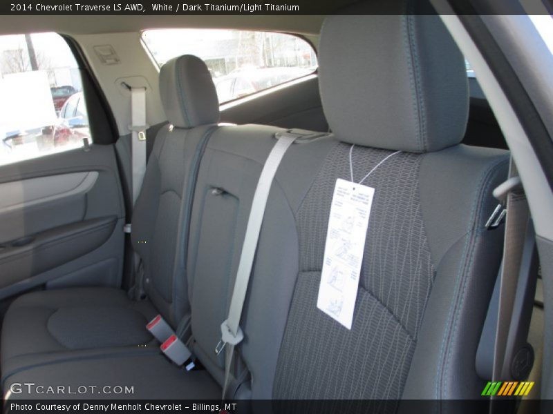 White / Dark Titanium/Light Titanium 2014 Chevrolet Traverse LS AWD