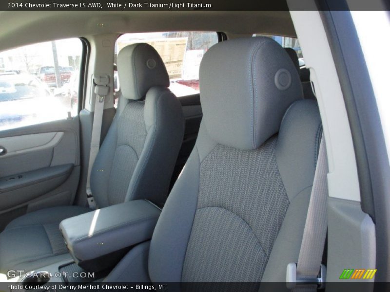White / Dark Titanium/Light Titanium 2014 Chevrolet Traverse LS AWD