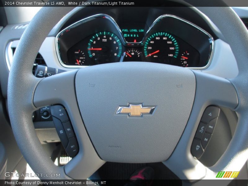 White / Dark Titanium/Light Titanium 2014 Chevrolet Traverse LS AWD