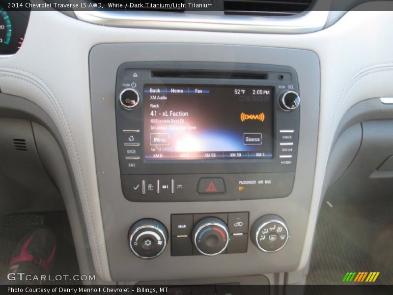 White / Dark Titanium/Light Titanium 2014 Chevrolet Traverse LS AWD