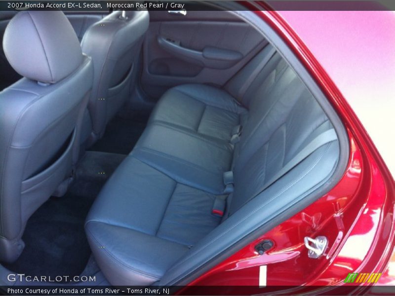 Moroccan Red Pearl / Gray 2007 Honda Accord EX-L Sedan