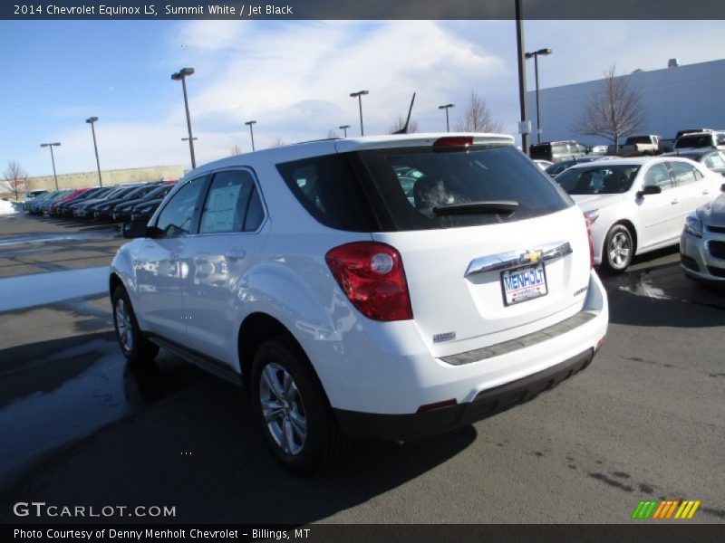 Summit White / Jet Black 2014 Chevrolet Equinox LS